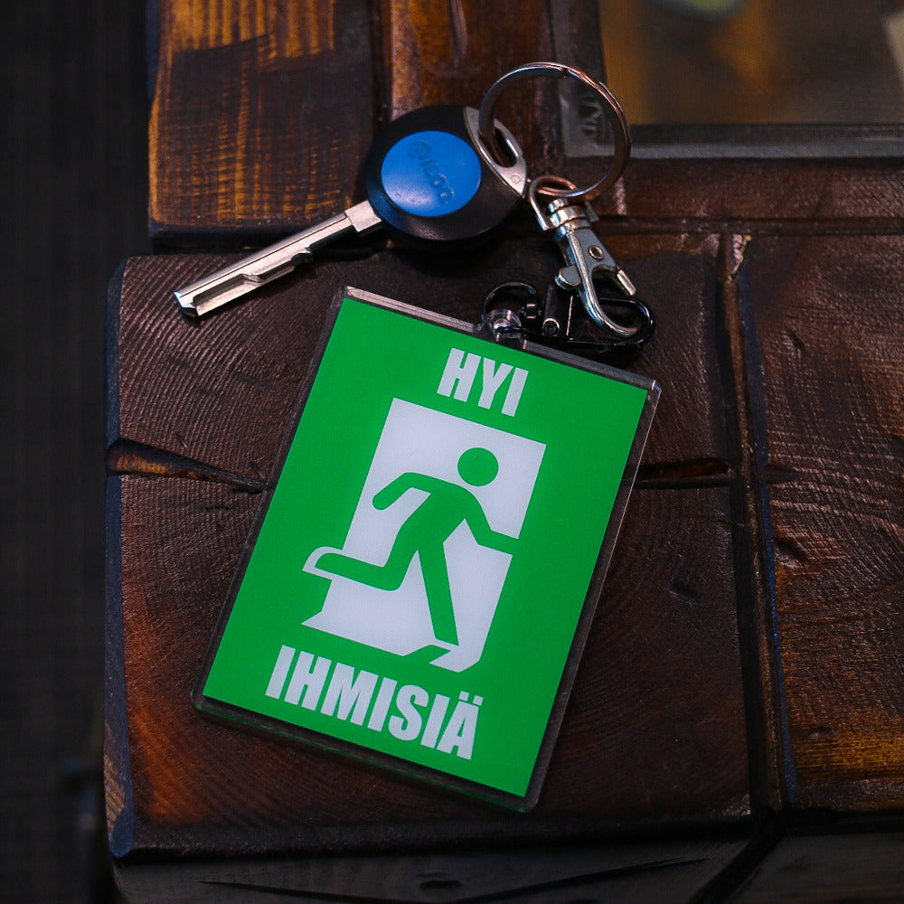 Hyi Ihmisiä avaimenperä